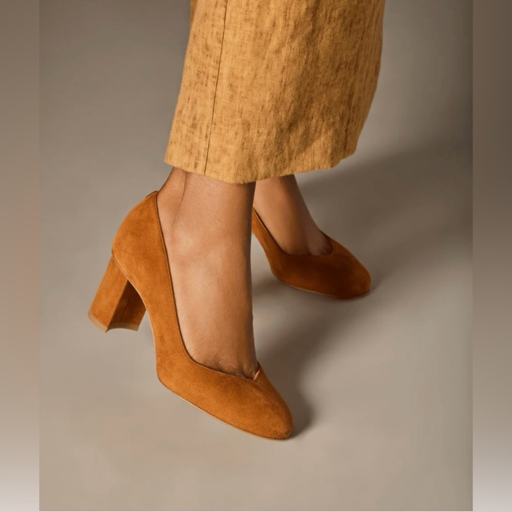 NEW Sarah Flint Perfect Round Toe Pump 70